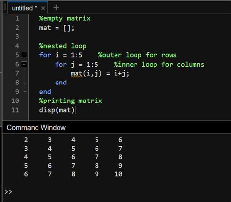 inside matlab|nested variables matlab.